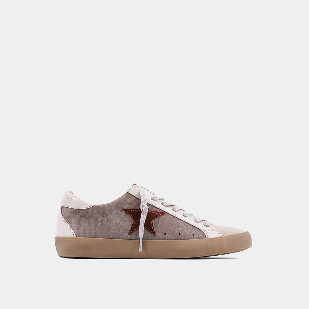 Paula Taupe Denim Sneaker