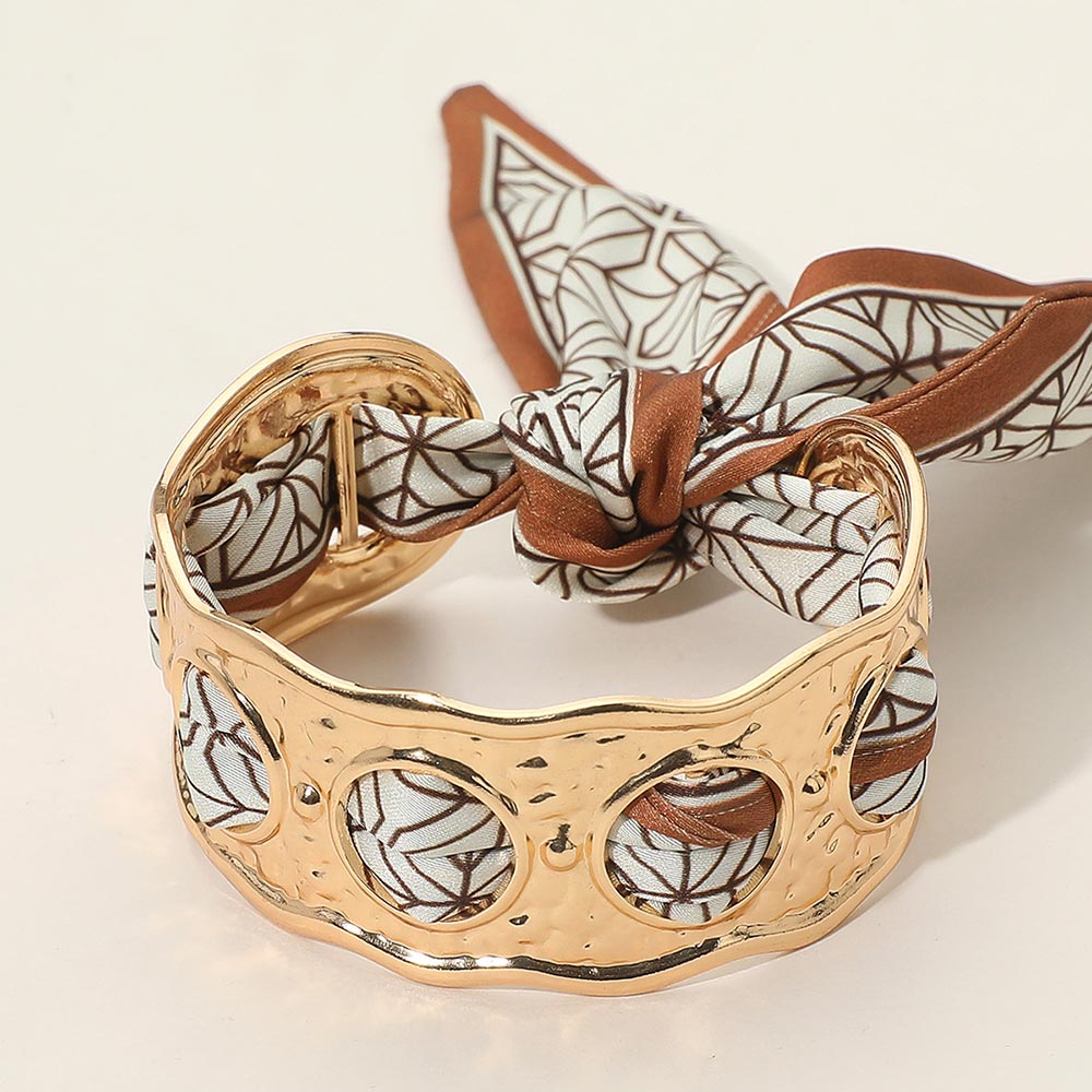 Hammered Scarf Bracelets