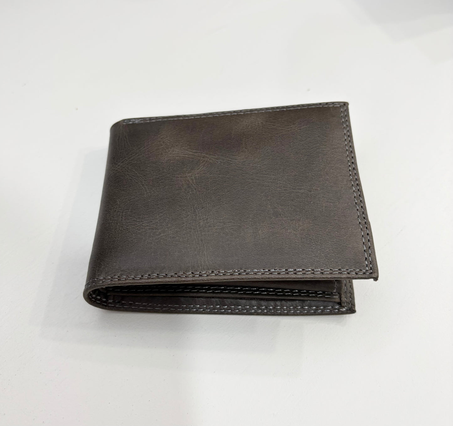 Grey Bi-Fold Passcase Wallet