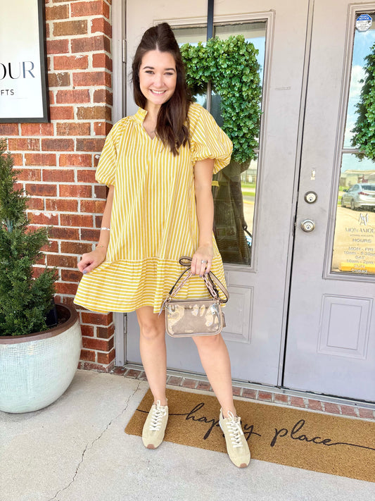 The Honeybee Ruffle Dress