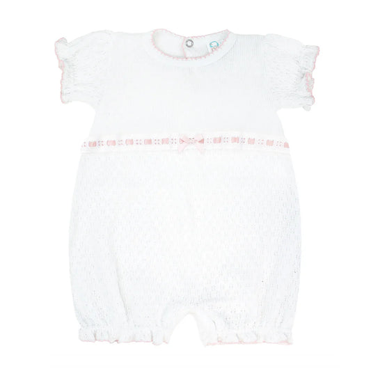 Paty Knit Eyelet Ribbon Bubble