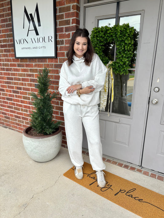 Ivory Josie Mel Knit Set