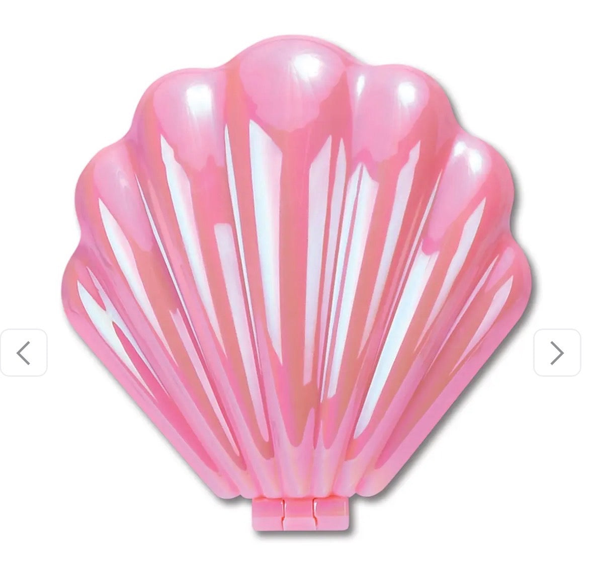 Mermaid Vibes Pop Up Shell Mirror & Hair Brush