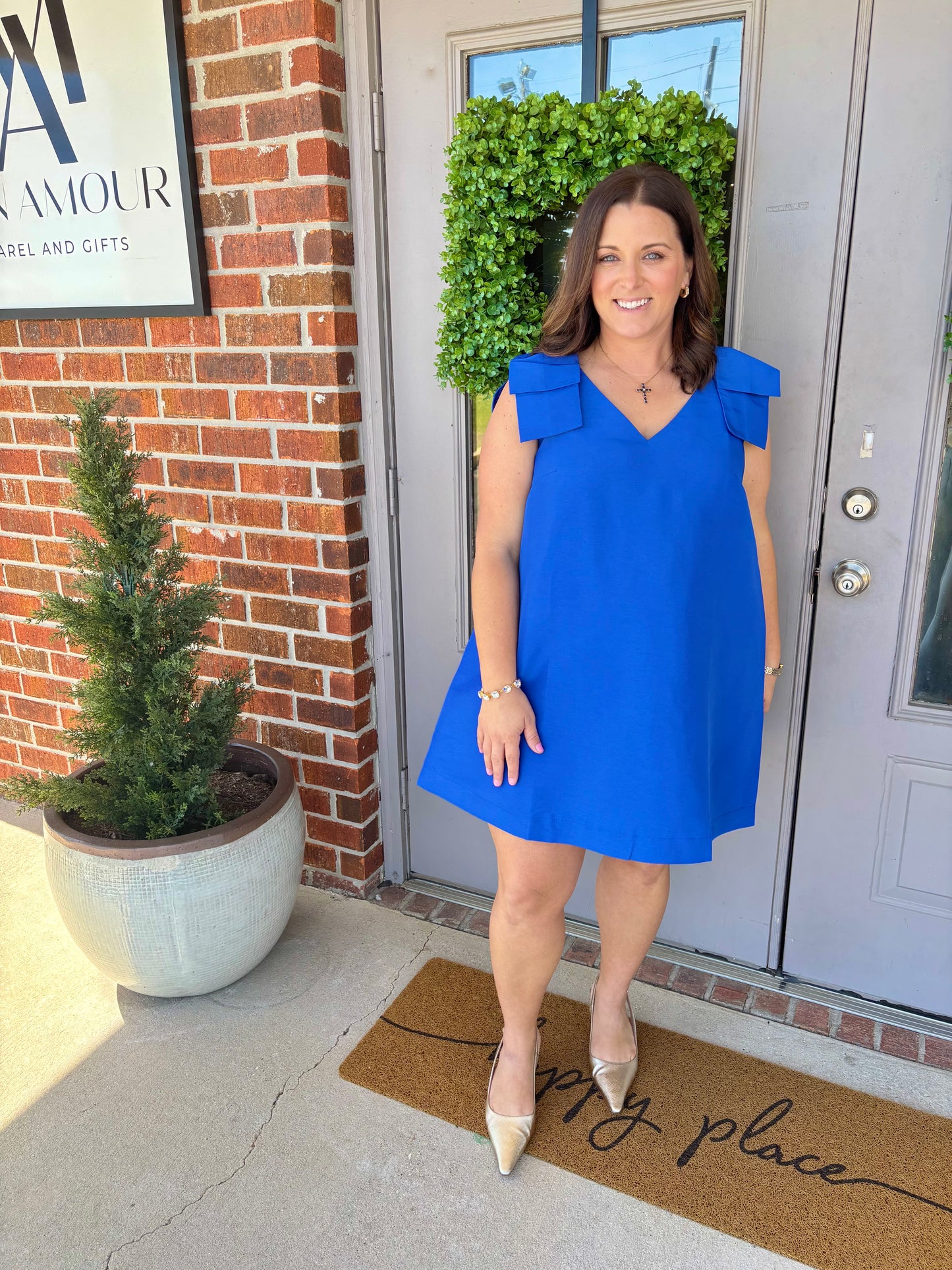 Alani Bow Mini Dress