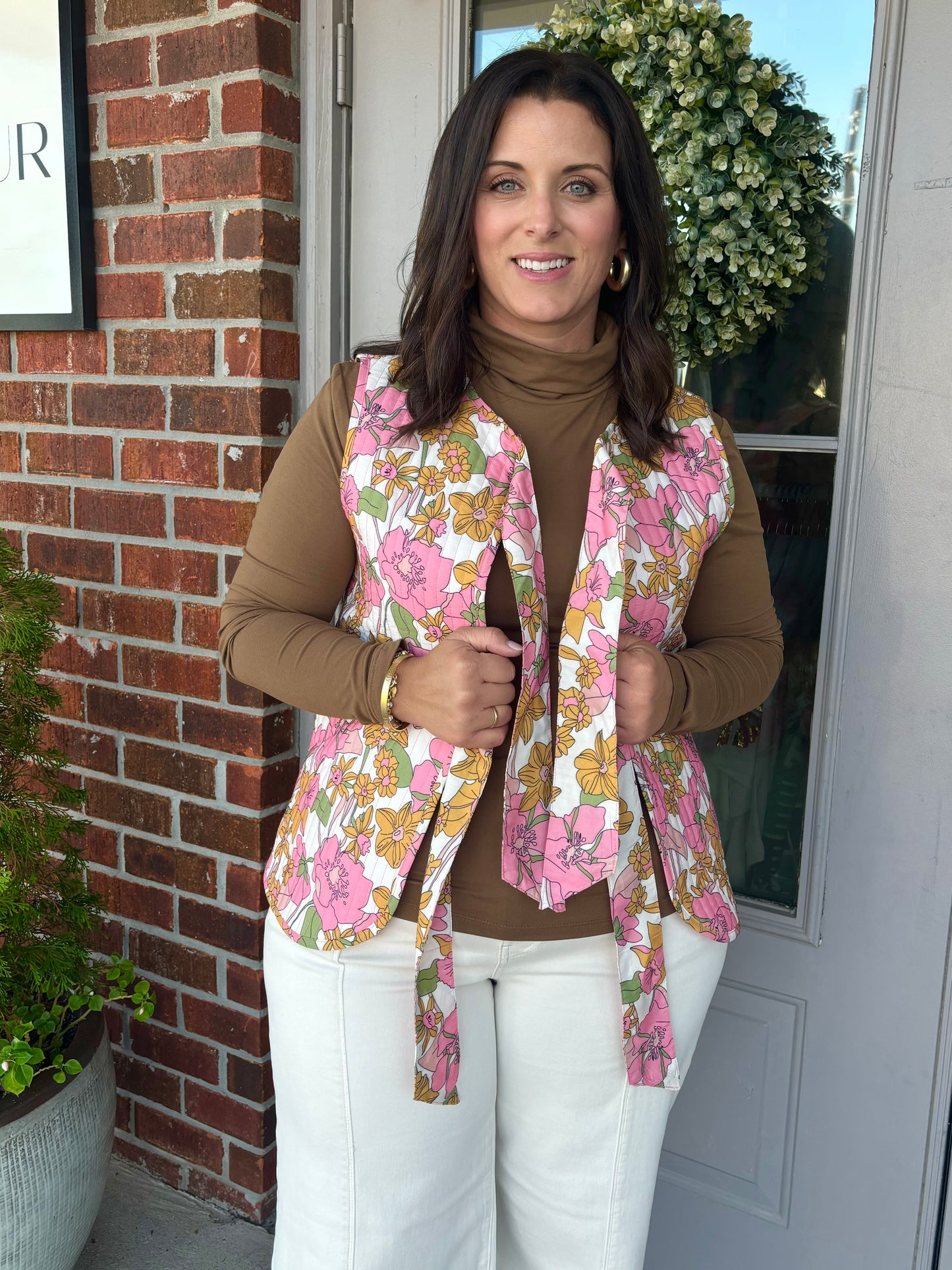 Floral Loral Vest