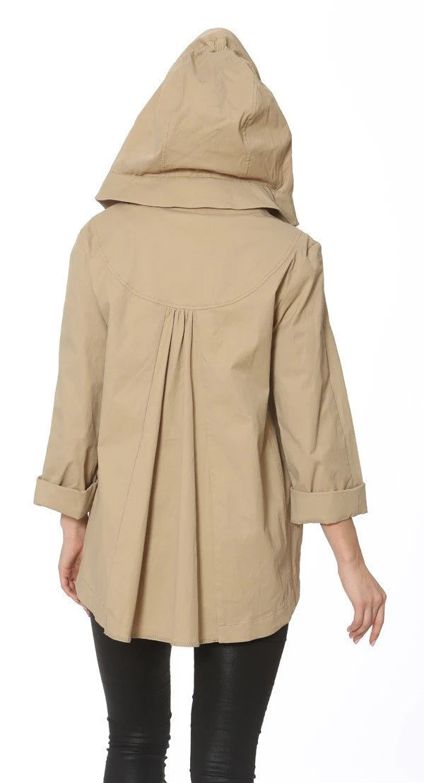 Savina - Khaki with Gold Trim