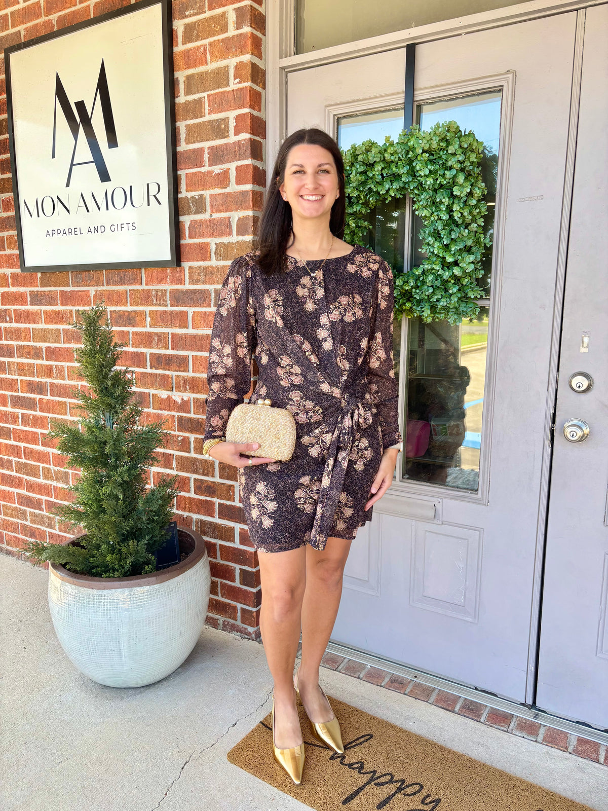 Chocolate Apolline Dress