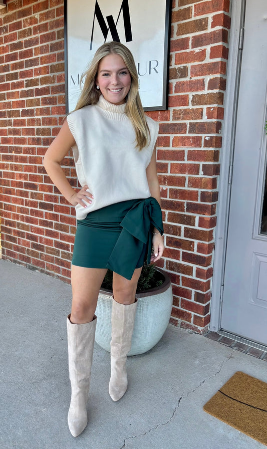 Olivia Oatmeal Sweater Vest