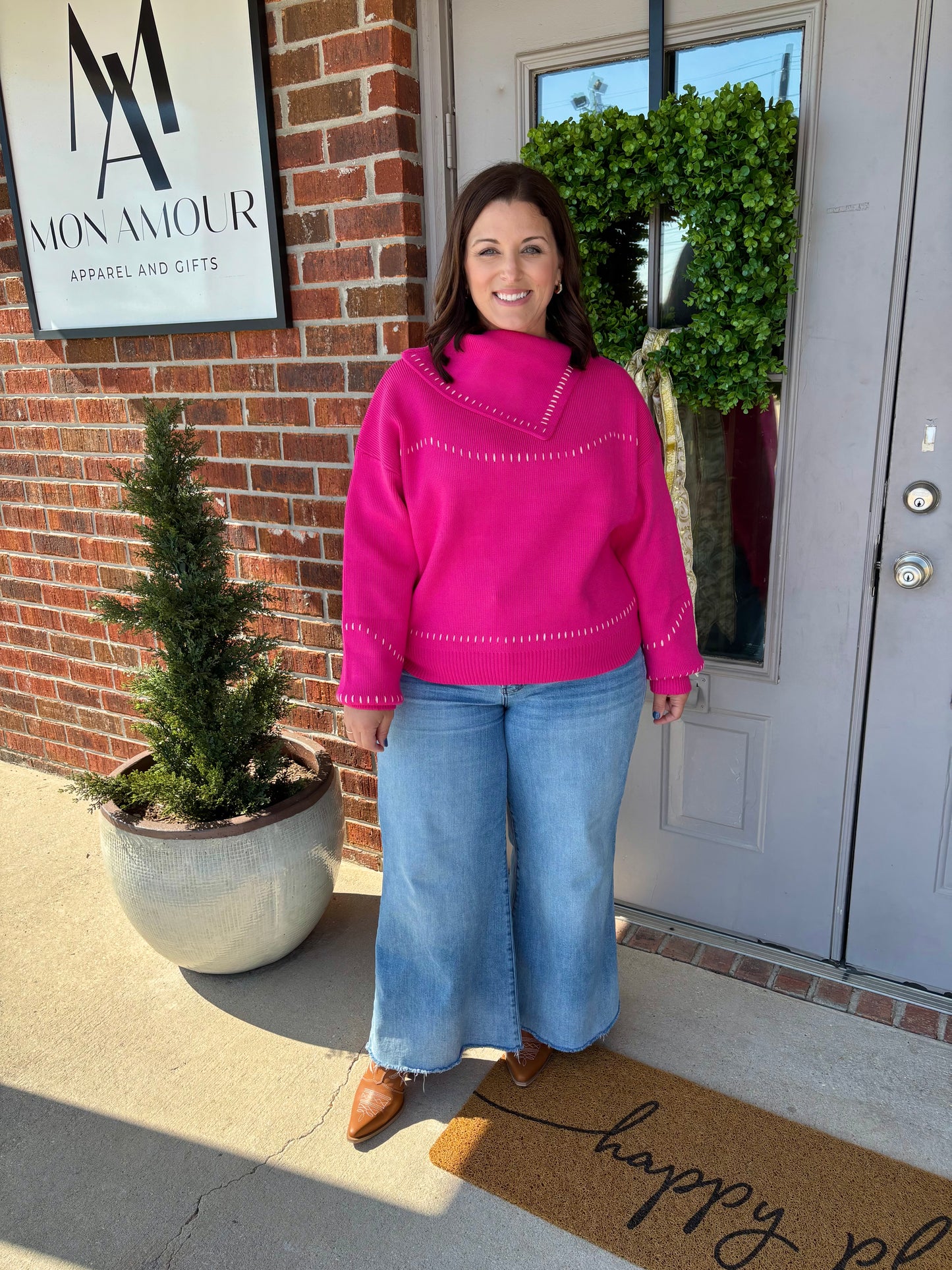 Sami Stitch-Knit Sweater