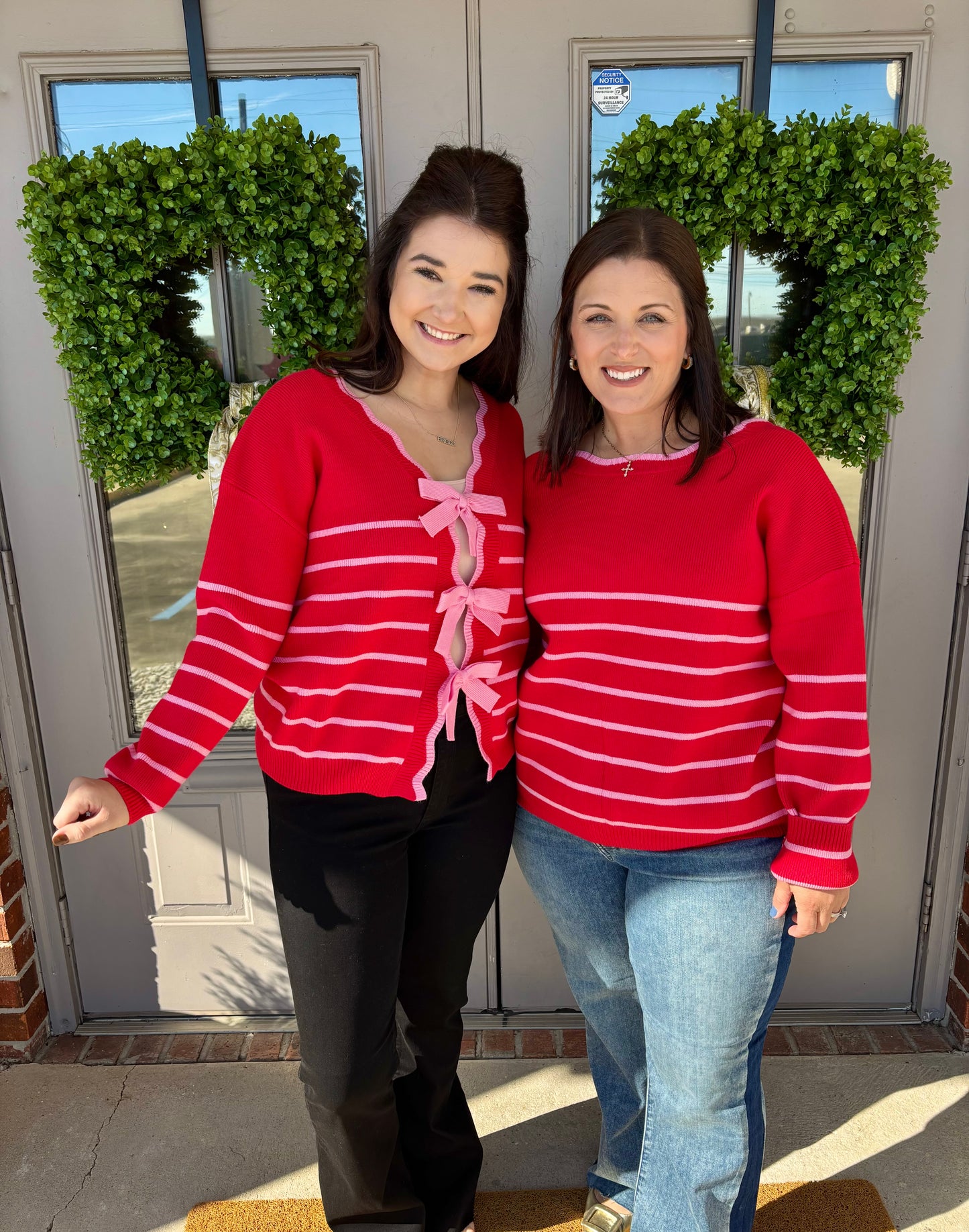 Rachel Reversible Bow Detail Cardigan