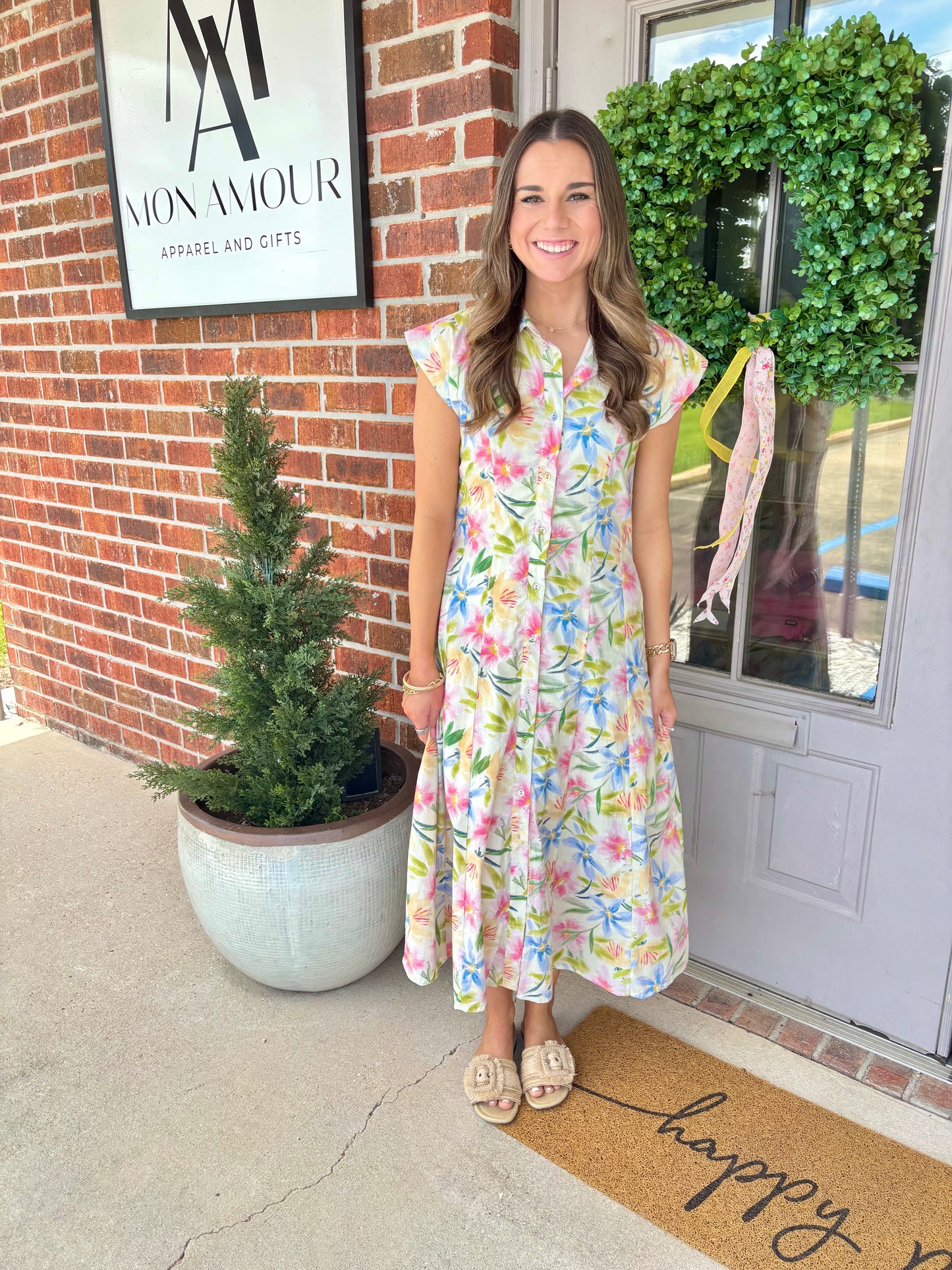 The Wildflower Watercolor Midi