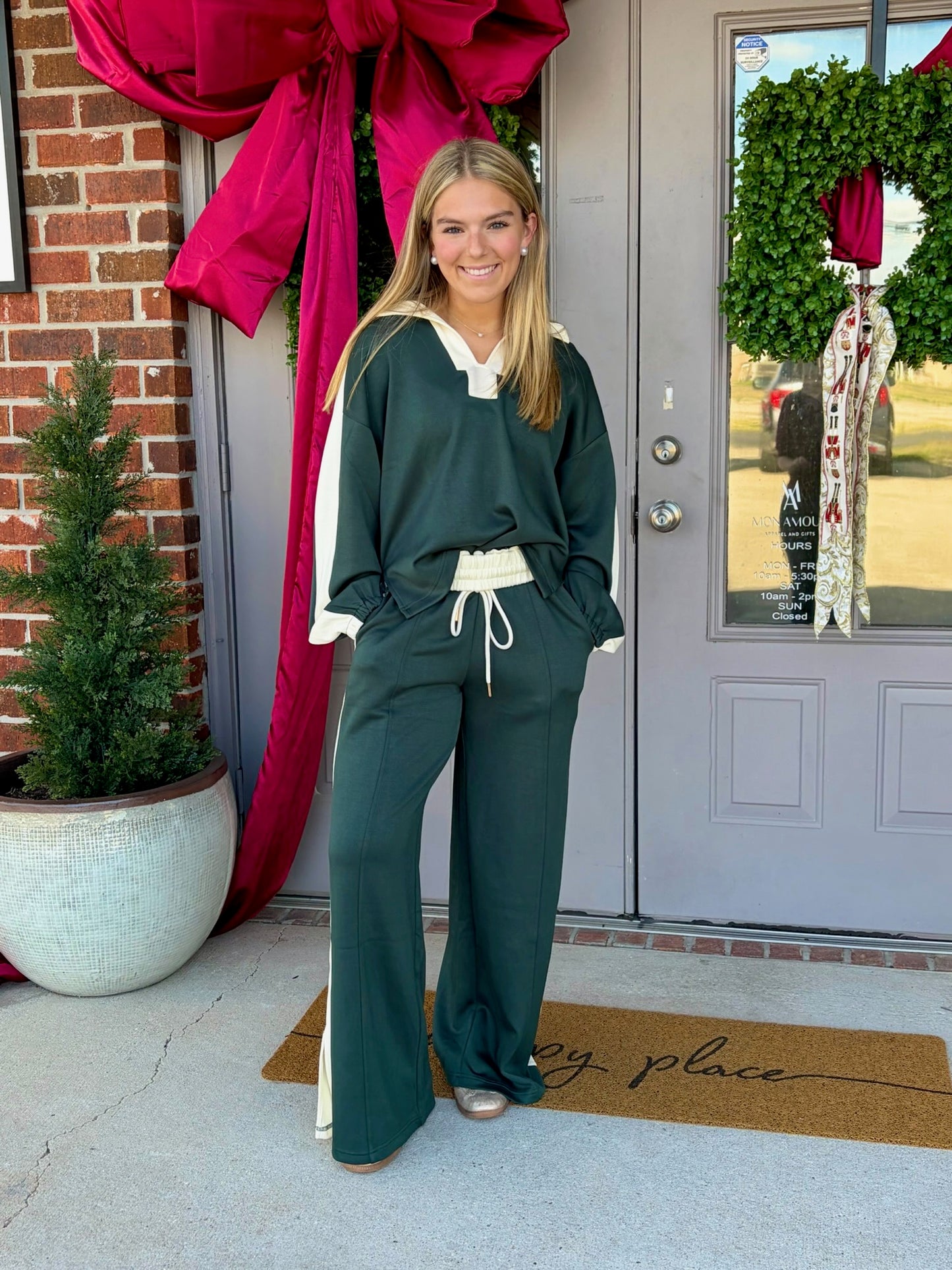 Dory Dark Green All Day Set