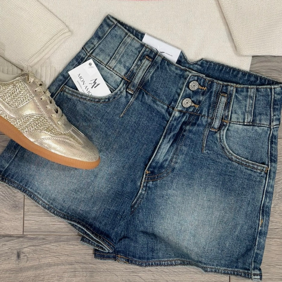 Amy Blue Jean Short
