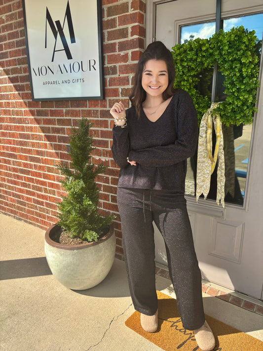 Kitten Knit Pants Set