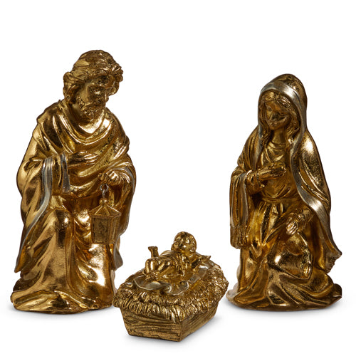 8" GILDED HOLY FAMILY