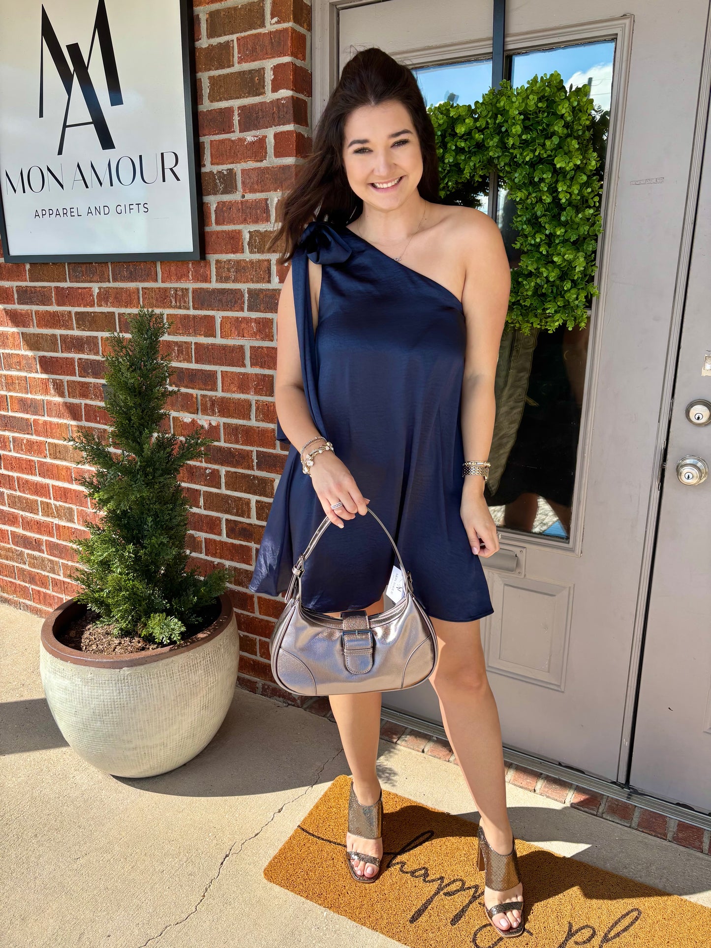 Denver Dark Navy Dress