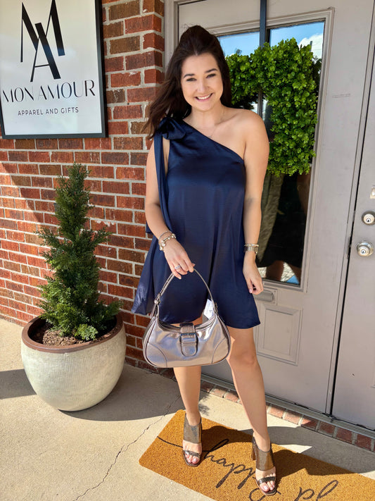 Denver Dark Navy Dress
