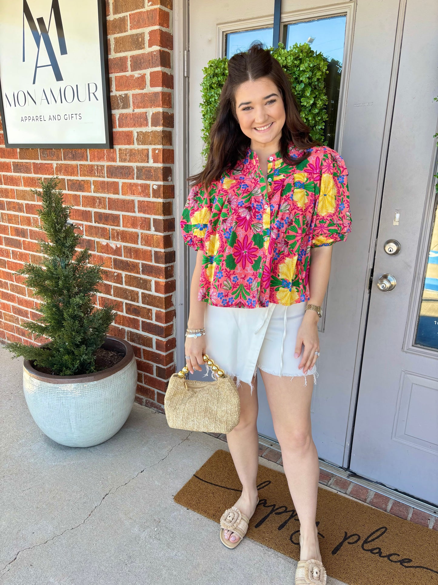 Khloe Floral Top