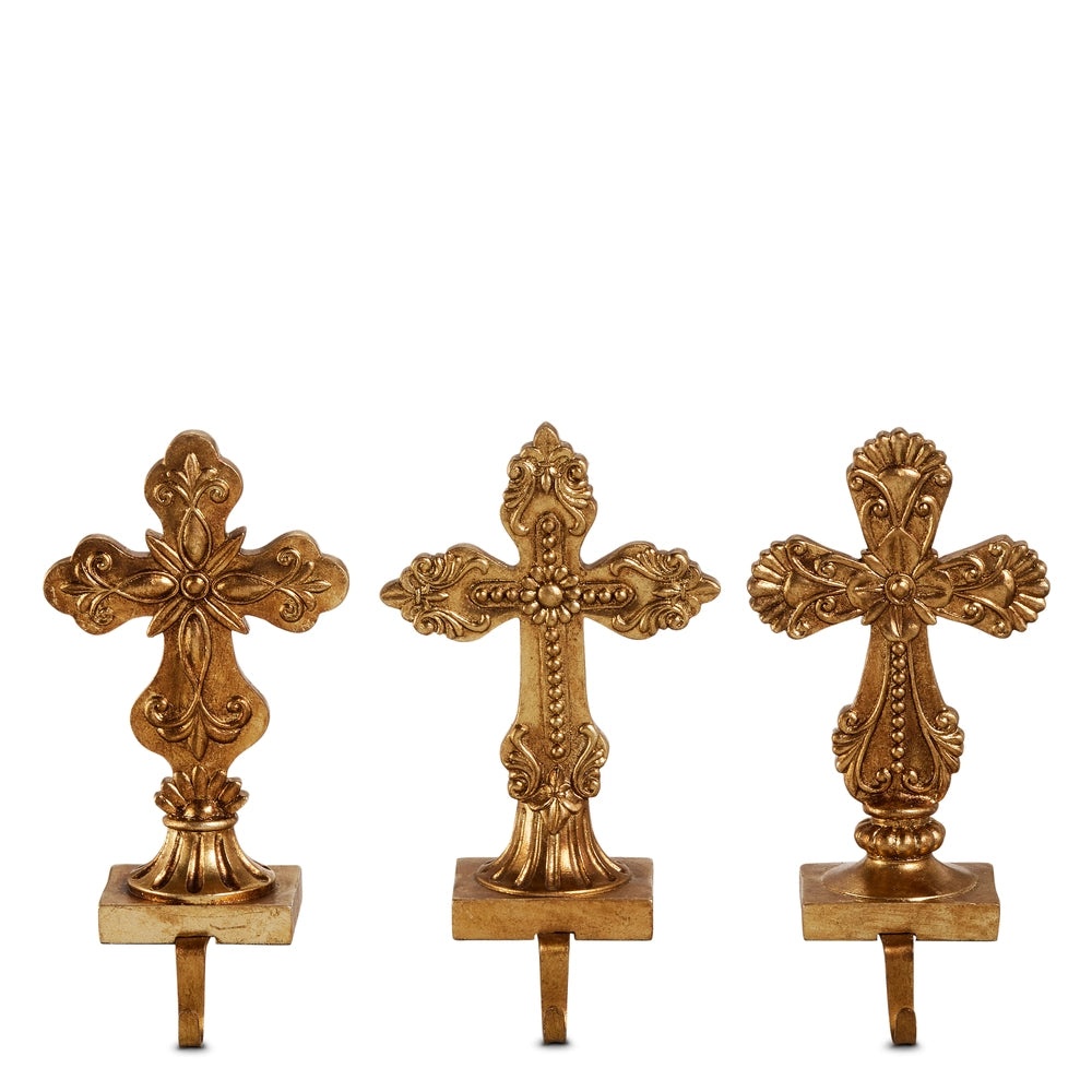 9.25" Holy Cross Stocking Holder