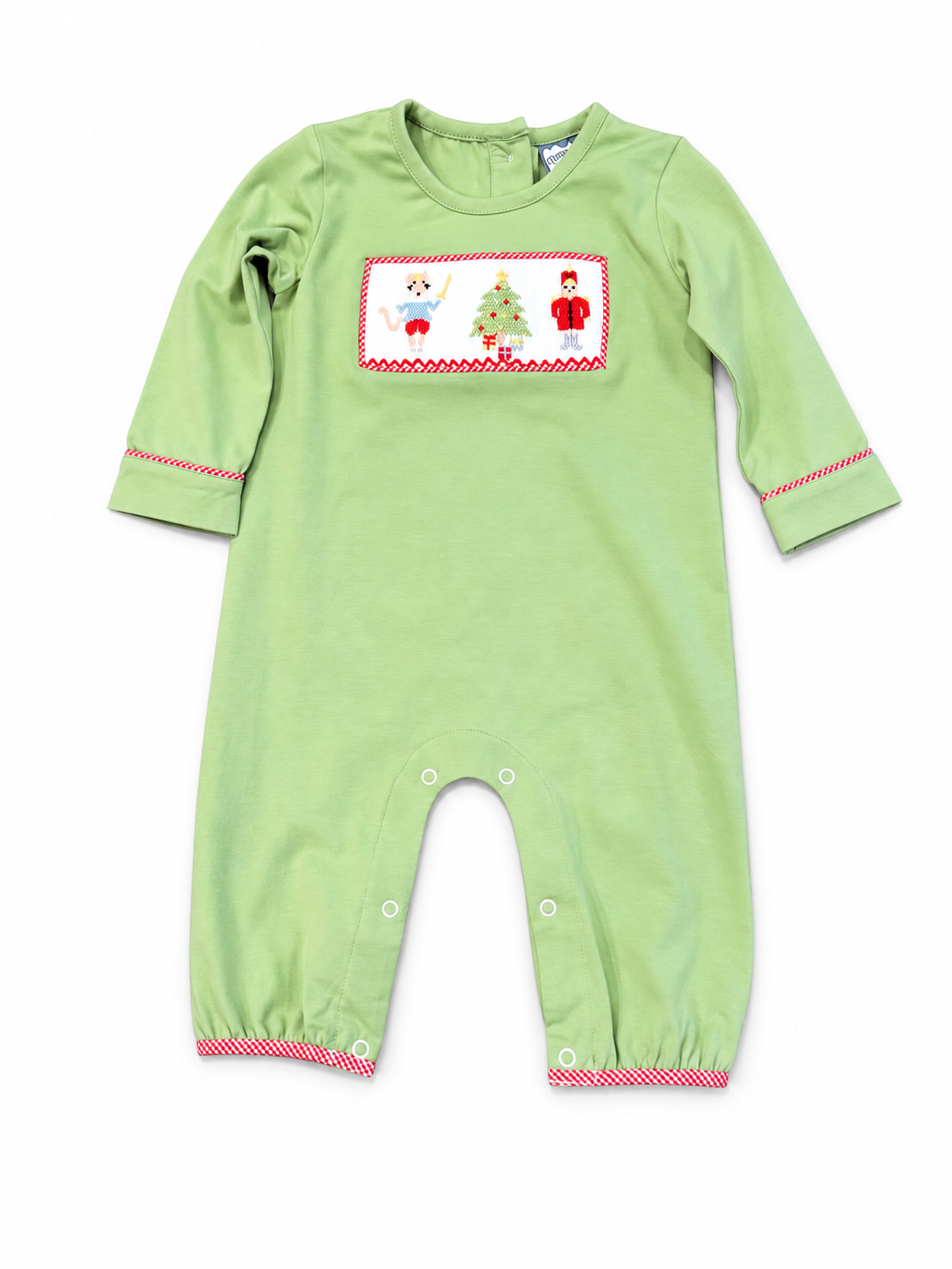 Nutcracker Smocked Boys Romper