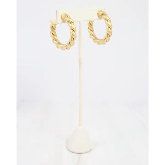 Raylee Twisted Hoop