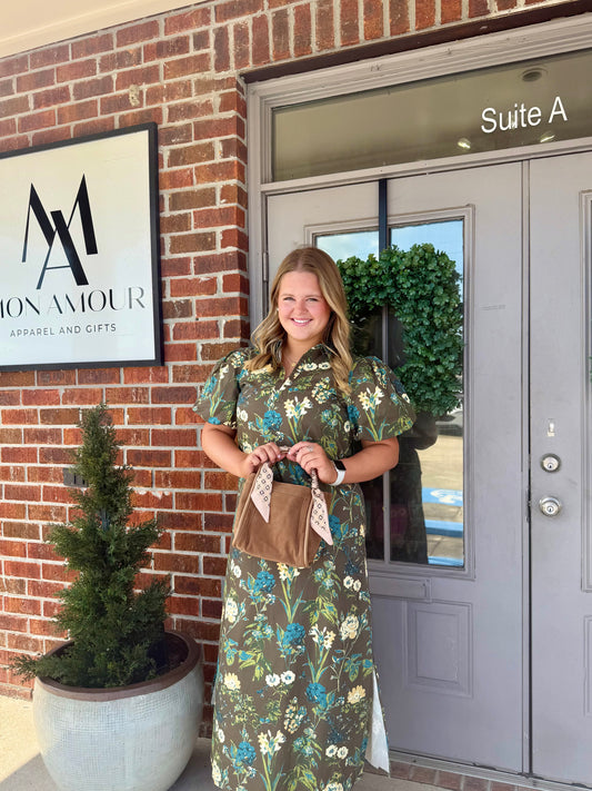 The Willowbrook Floral Midi Dress