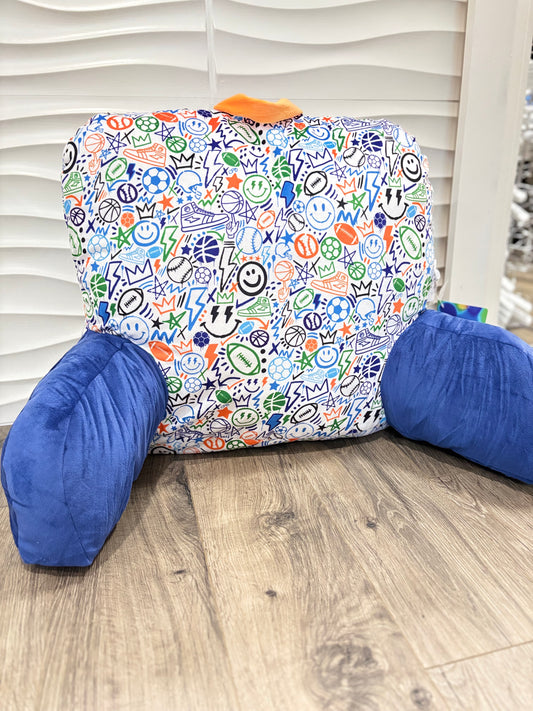 Let's Go Sports Lounge Pillow