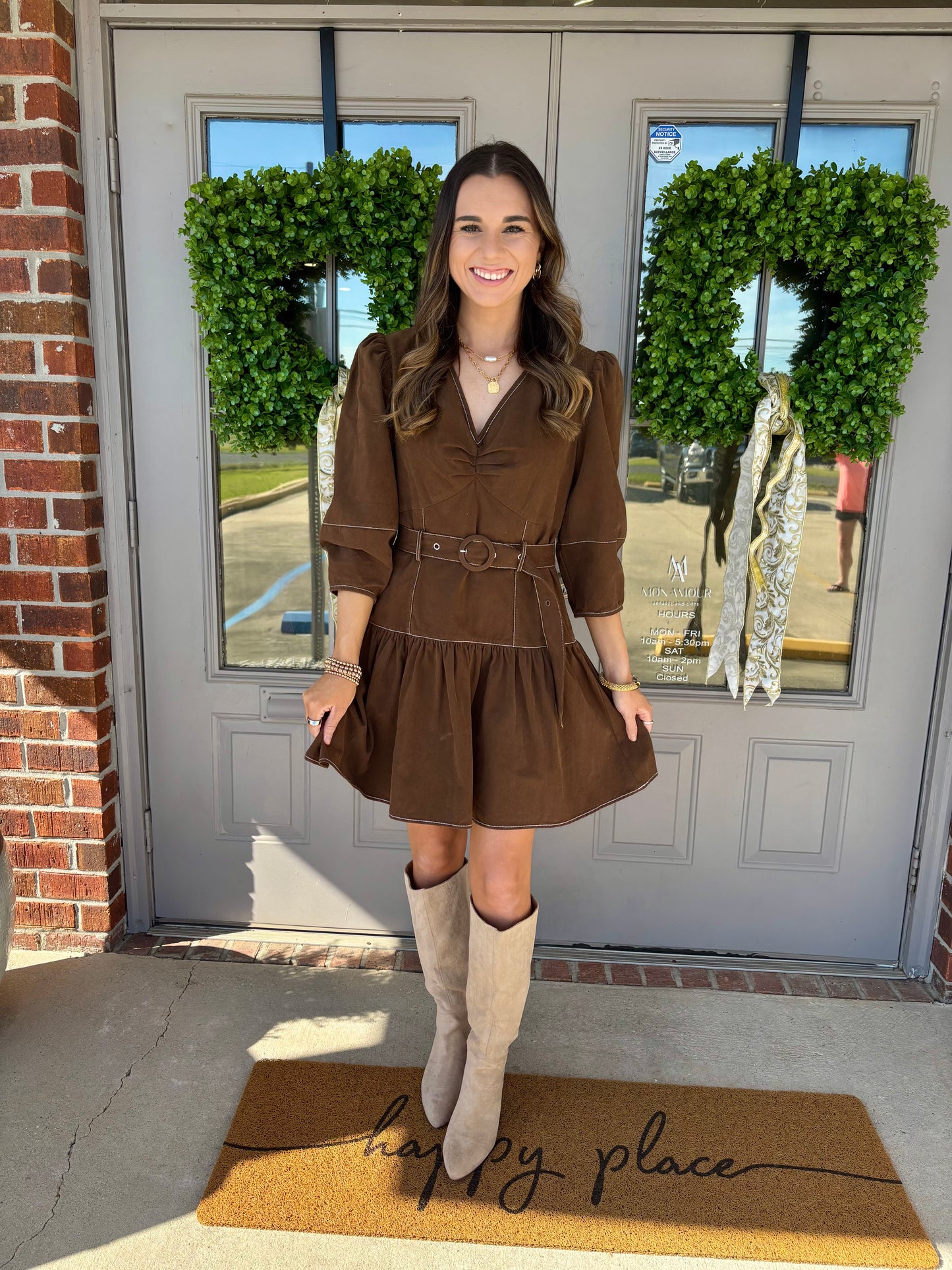Billie Belted Mini Dress