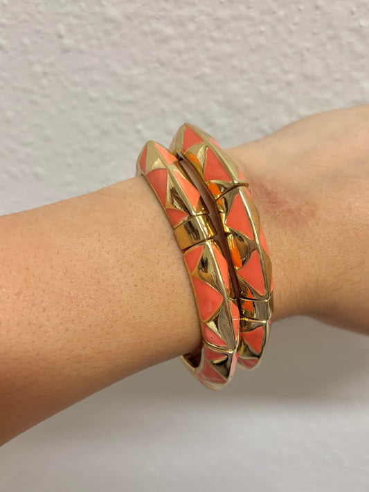 Peach Stretch Bangle