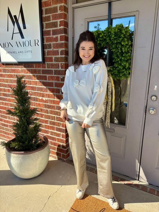 Wrap me up with a Bow Sweater