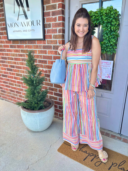 Seaside Taffy Striped Set