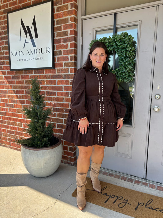 The Maplewood Corduroy Dress