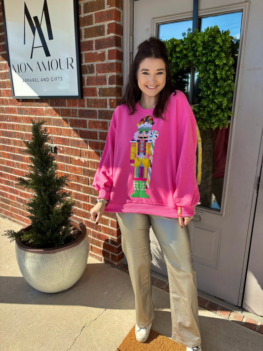 QOS Pink Candyland Nutcracker