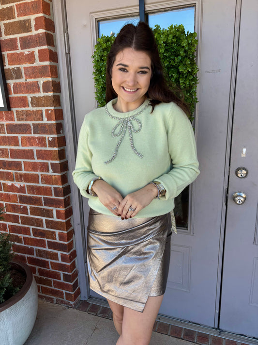 Stella Sage Bow Sweater