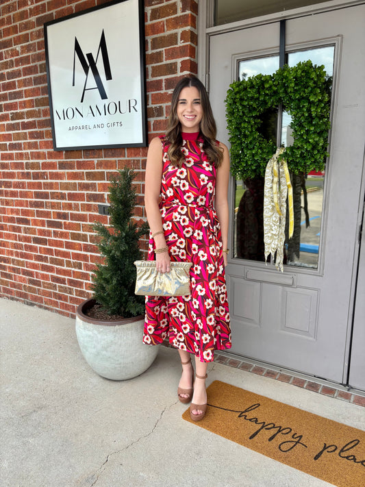 Mindy Multi Floral Maxi