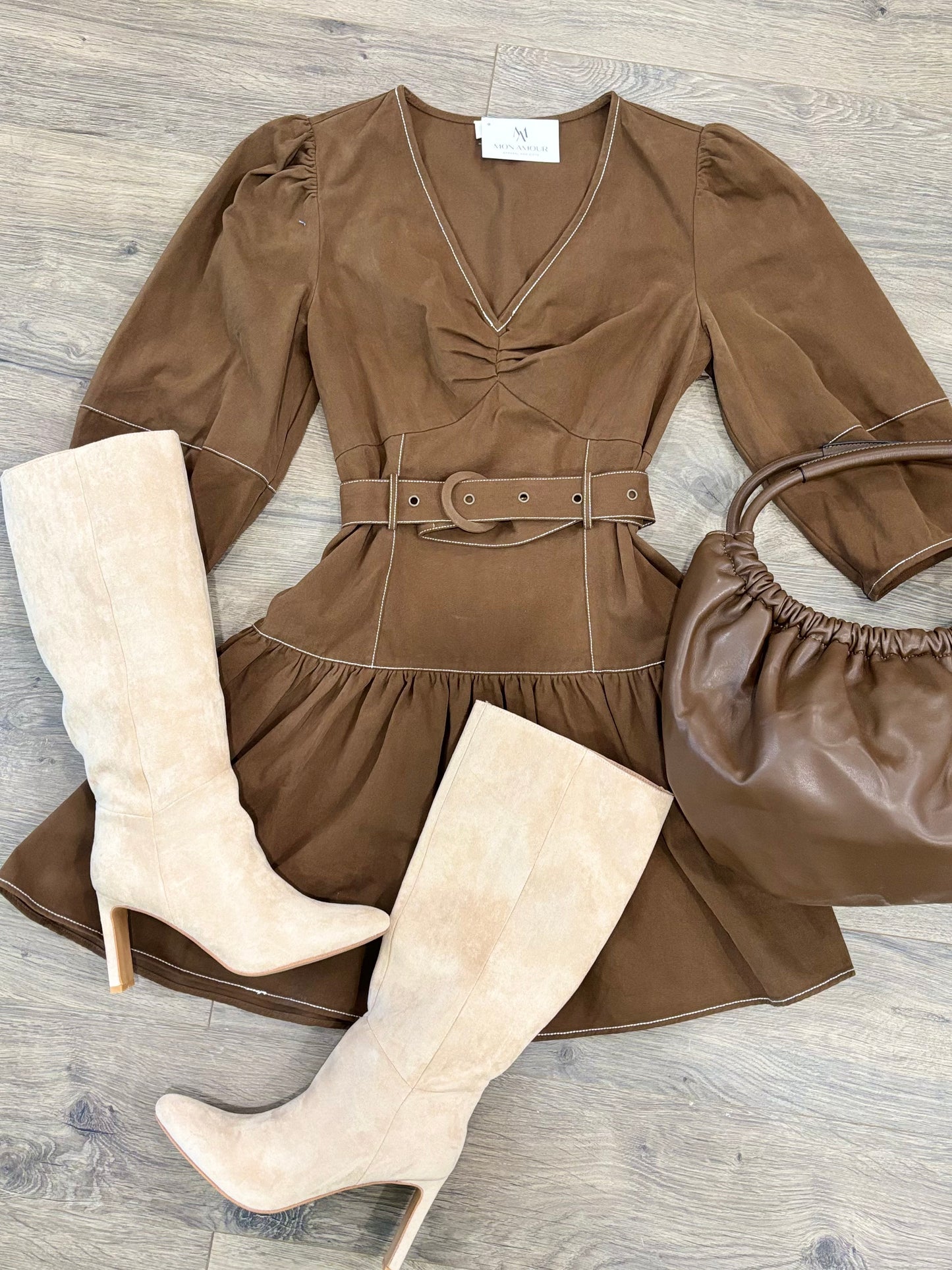 Billie Belted Mini Dress