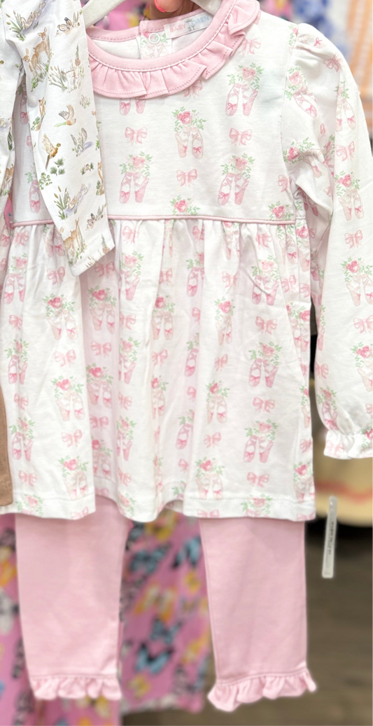 Twinkle Toes Pima Pants Set