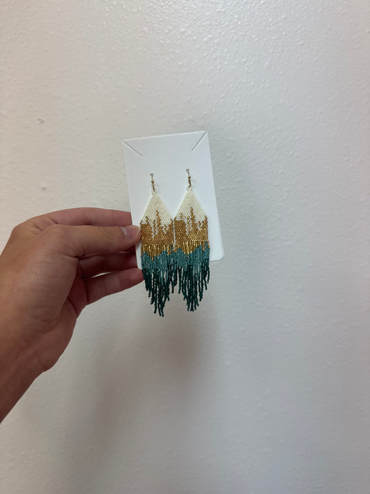 Claire Ombre Fringe Earring