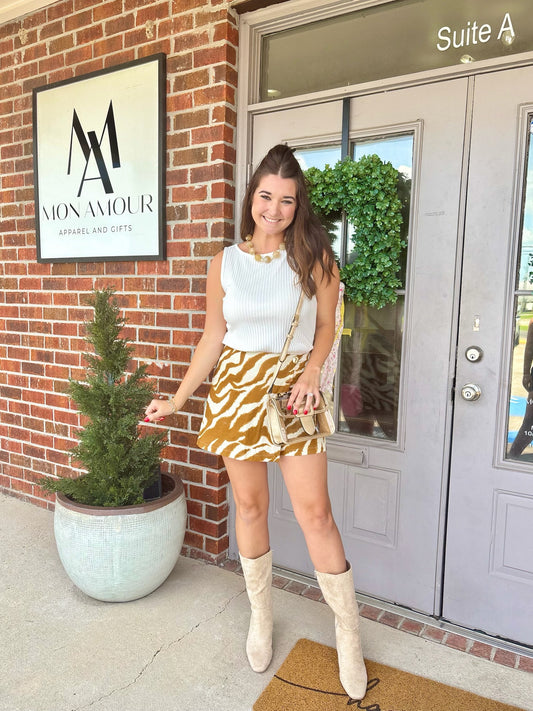 The Bayou Bengal Skort