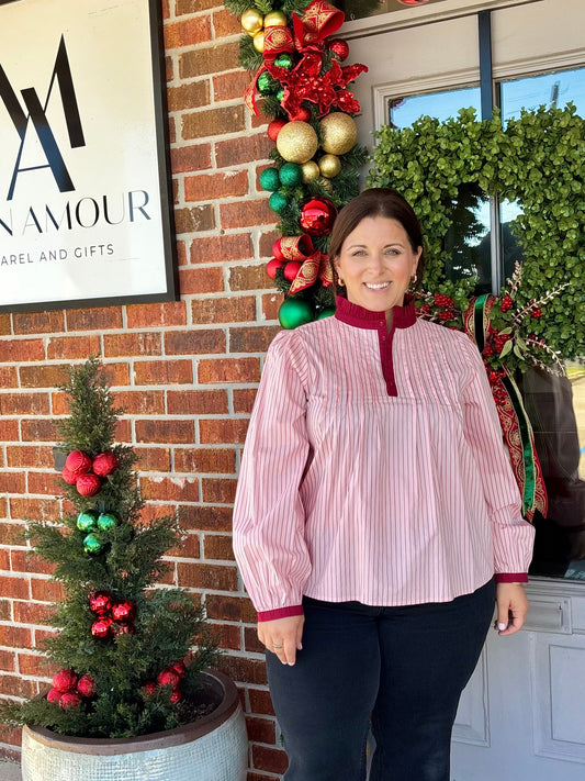 The Audrey Stripe Top