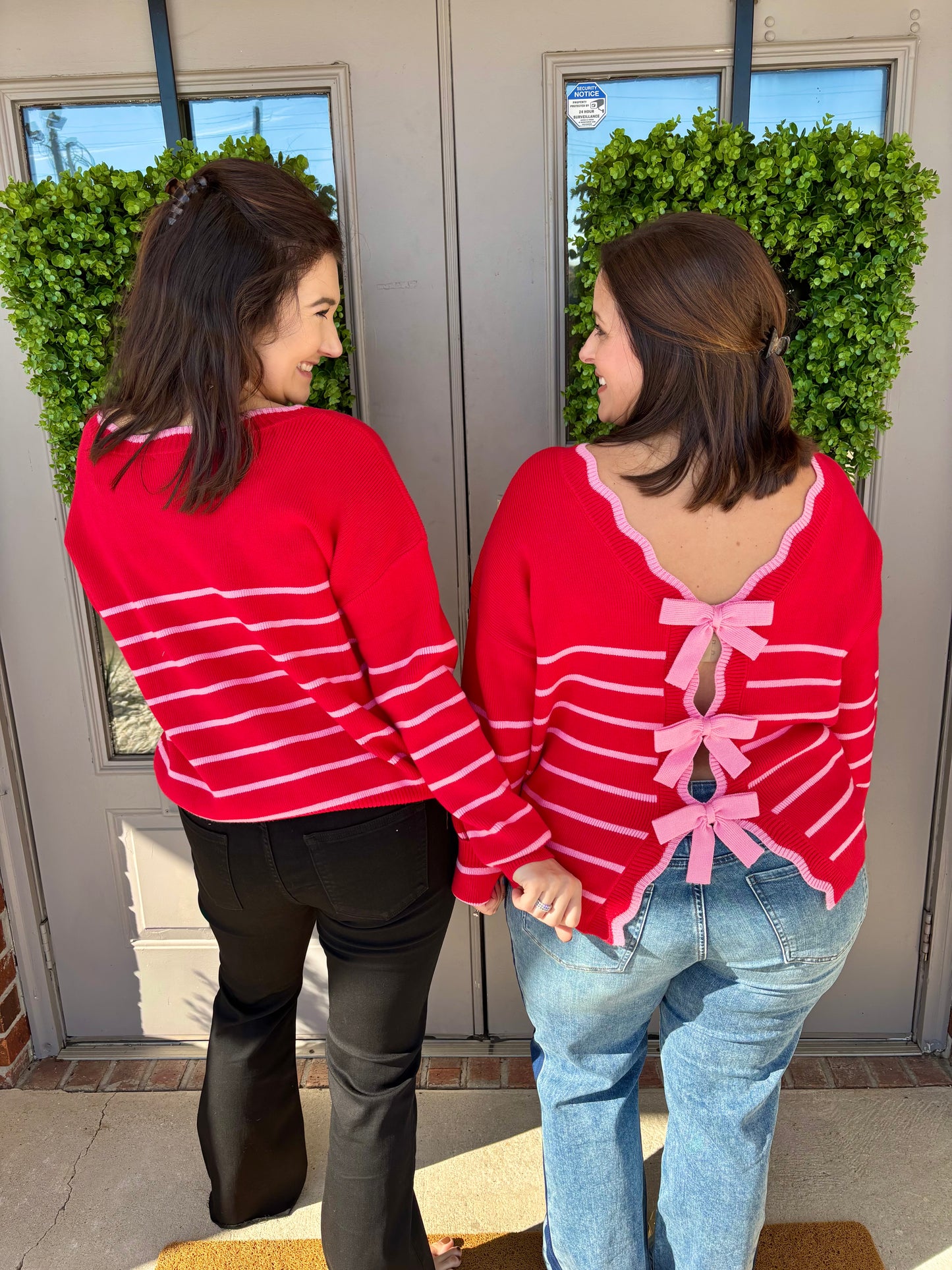 Rachel Reversible Bow Detail Cardigan