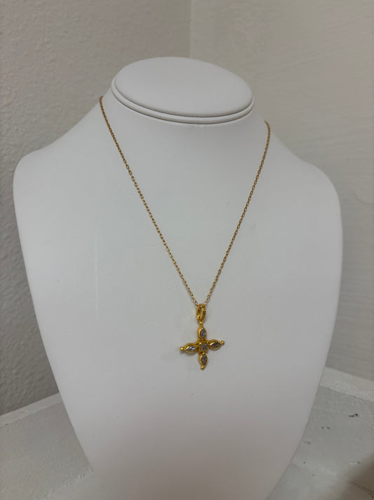 Roman Cross Necklace