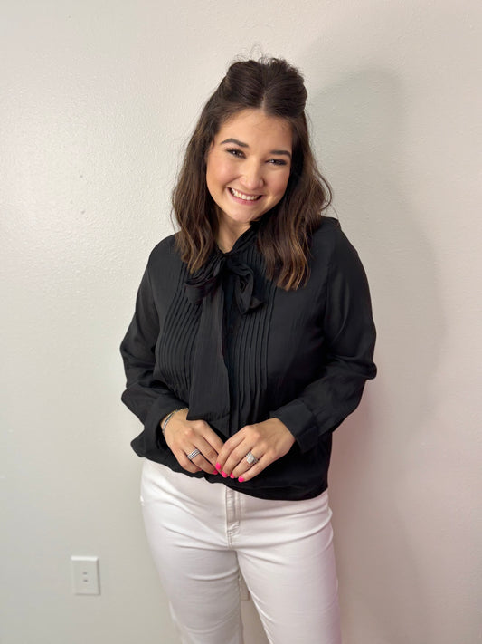 Boss Babe Bow Blouse