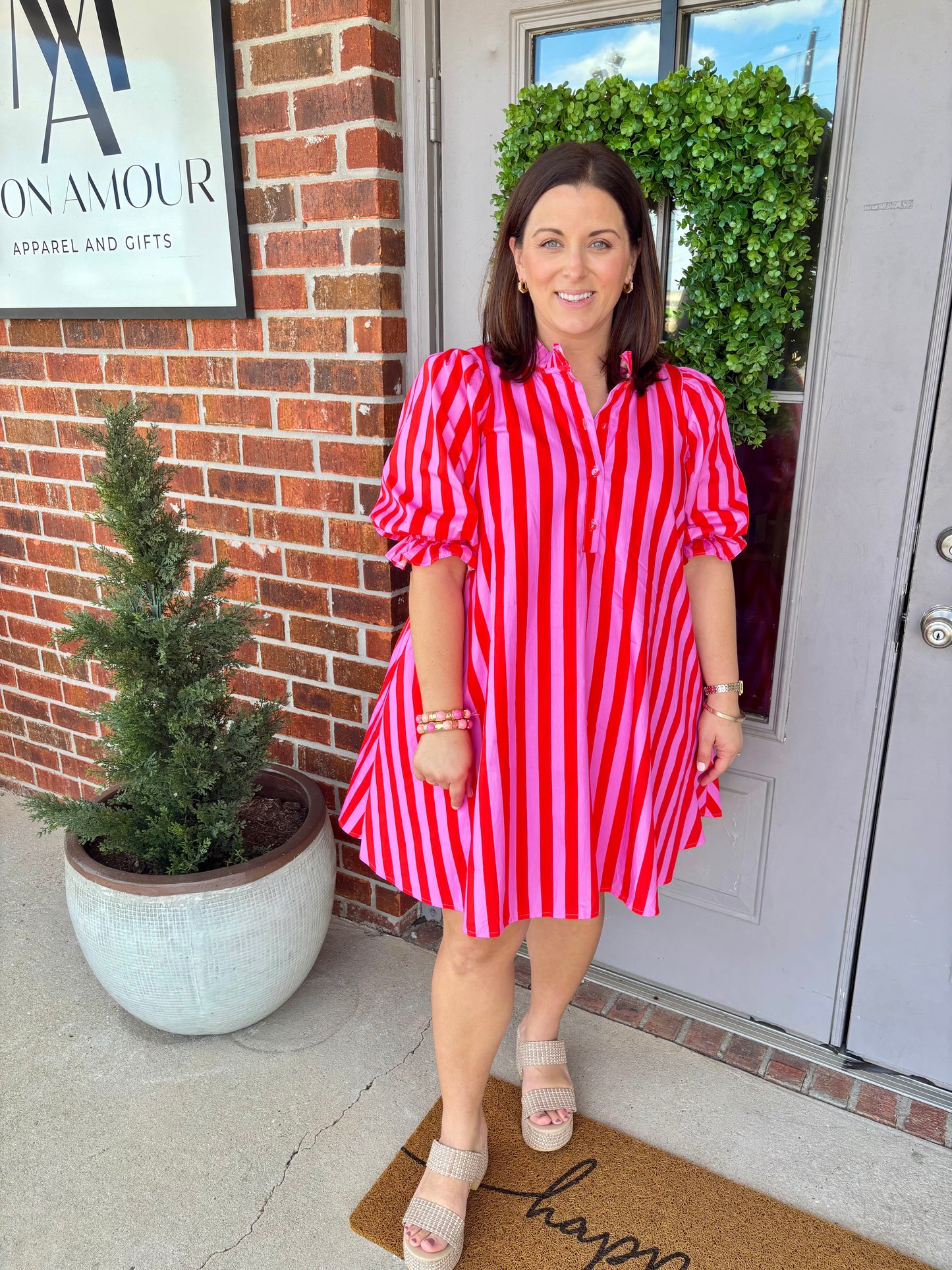 The Riviera Stripe Dress