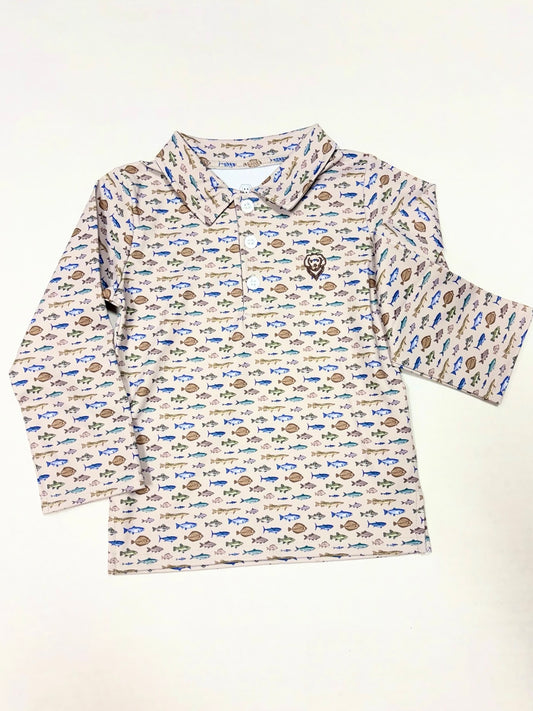 Damian LS Fish Shirt