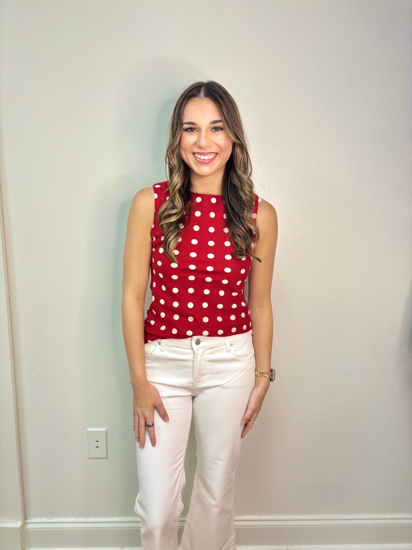 The Ruby Dot Top