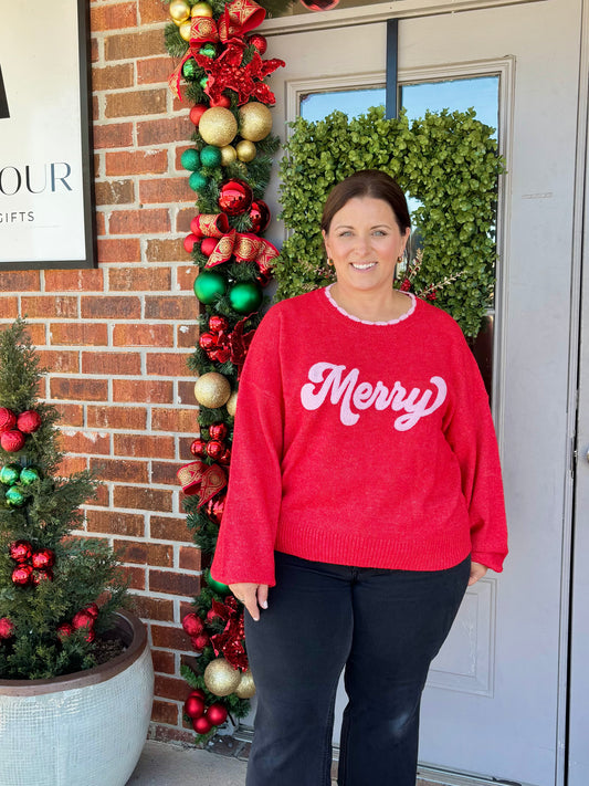 Merry Scallop Sweater