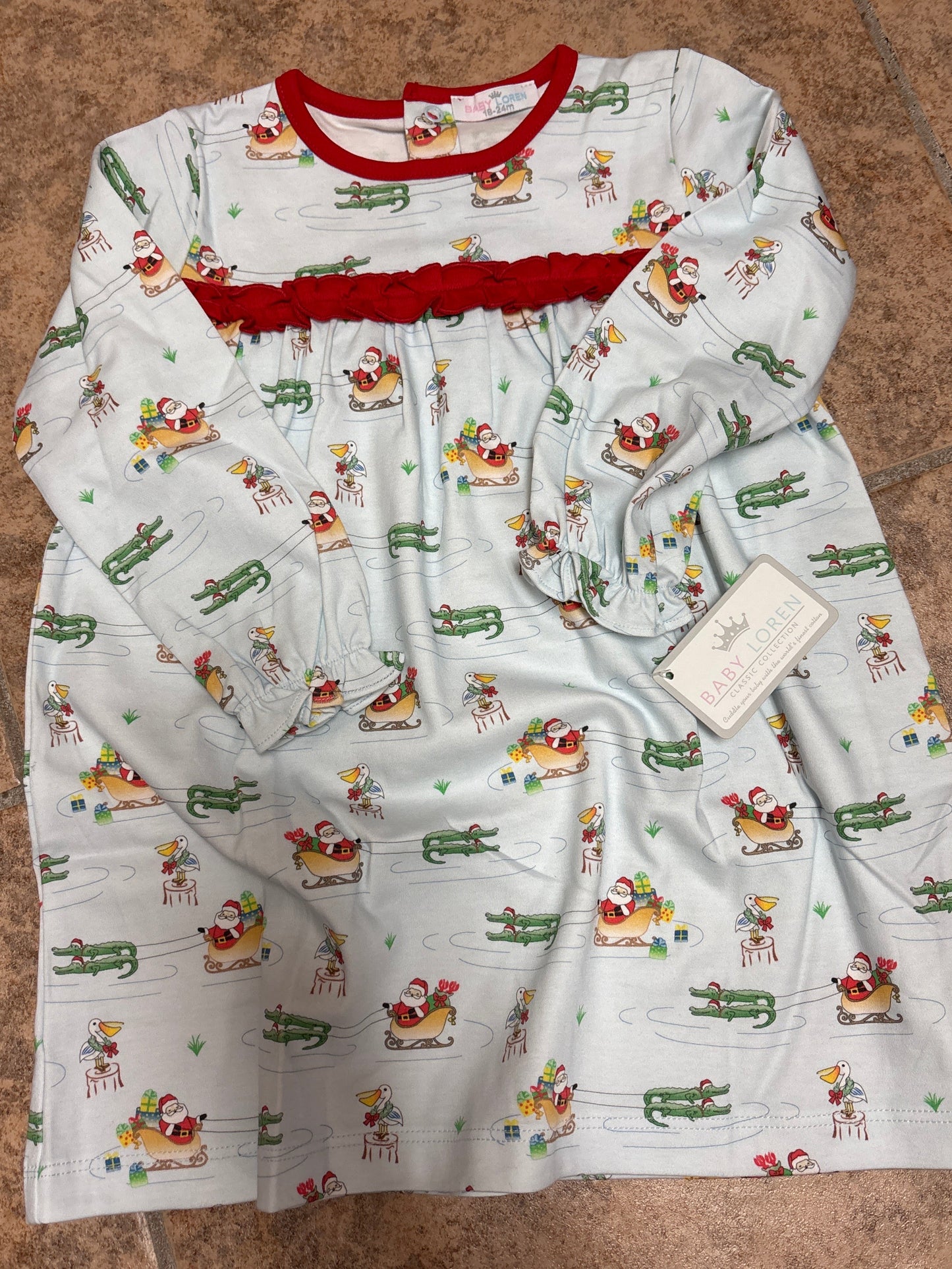 Cajuns Christmas Pima Dress