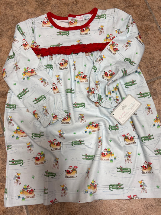Cajuns Christmas Pima Dress