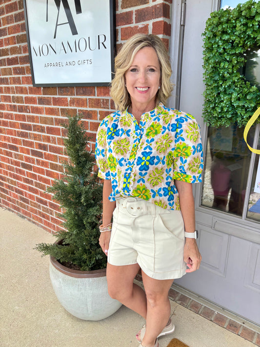 Mod Meadow Top